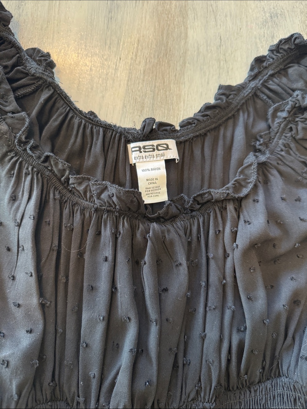 RSQ Clip Dot Tired Romper XS - Picture 3 of 7